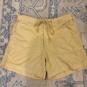 We The Free Tan Corduroy Women's Cargo Shorts